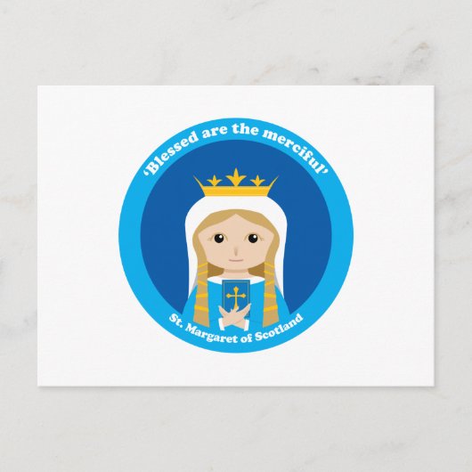 St. Margaret von Schottland Postkarte (Vorderseite)