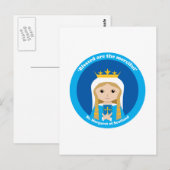 St. Margaret von Schottland Postkarte (Vorne/Hinten)