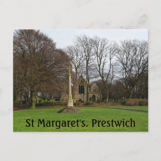 St Margaret's, Prestwich Postcard Postkarte (Vorderseite)