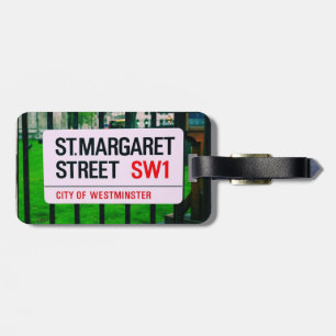 St- Margaretstraße - die City of Westminster Gepäckanhänger