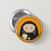 St. Maria Bertilla Boscardin Button (Vorne & Hinten)