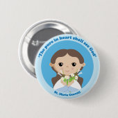 St. Maria Goretti Button (Vorne & Hinten)