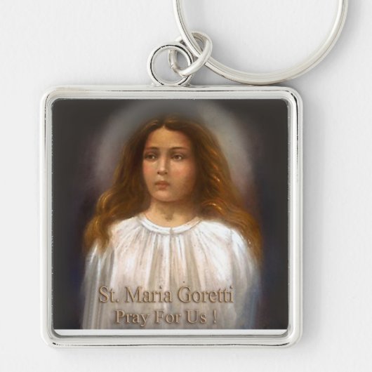 St. Maria Goretti, Märtyrer für Reinheit, Schlüsselanhänger (Vorne)