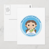 St. Maria Goretti Postkarte (Vorne/Hinten)