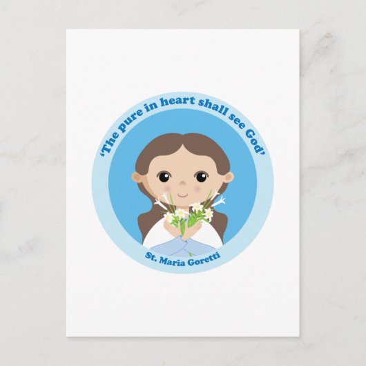 St. Maria Goretti Postkarte (Vorderseite)