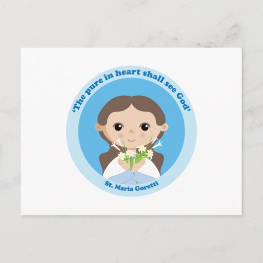 St. Maria Goretti Postkarte (Vorderseite)