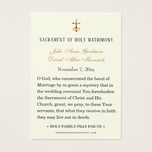 St. Maria Goretti & St. Pier Giorgio Wedding (Rückseite)