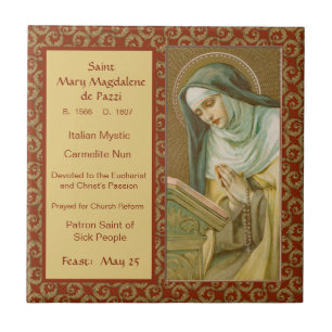St. Maria Magdalena de Pazzi (JM 45) Fliese
