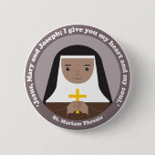 St. Mariam Thresia Button (Vorderseite)