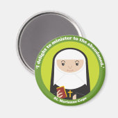 St. Marianne Cope Magnet (Vorderseite/Rückseite)