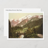 St Marie Bridge, Chamonix Valley, Frankreich Postkarte (Vorne/Hinten)