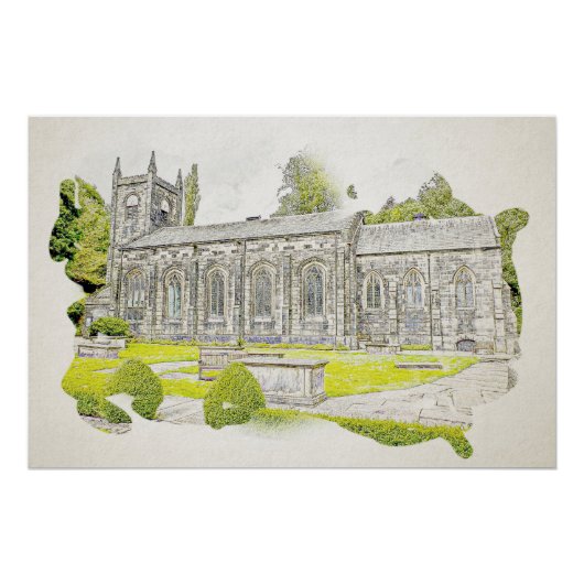 St.-Marien-Kirche, Luddenden Poster (Vorderseite)