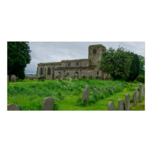 St. Marienkirche, Leake North Yorkshire Heritage Poster