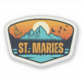 St. Maries, Idaho Aufkleber (Vorderseite)