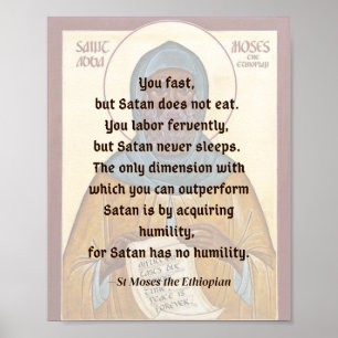 St Mark Humility Print Poster