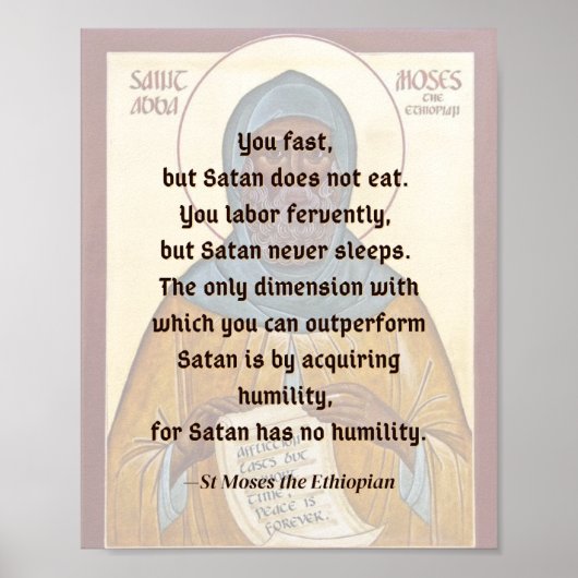 St Mark Humility Print Poster (Vorne)
