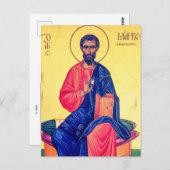 St. Mark Orthodox Christliches Symbol Postkarte (Vorne/Hinten)