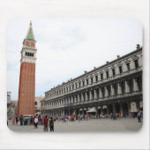 St Mark Quadrat in Venedig, Italien Mousepad (Vorne)