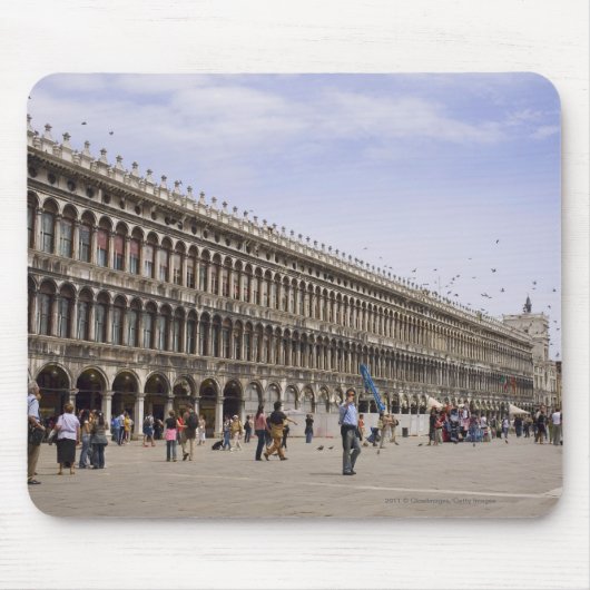 St Mark Quadrat, Venedig, Italien Mousepad (Vorne)
