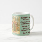 St. Mark the Evangelist (RLS 09) Kaffeemaschine Ta Kaffeetasse (VorderseiteRechts)