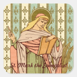St. Mark the Evangelist (RLS 09) Quadratischer Aufkleber