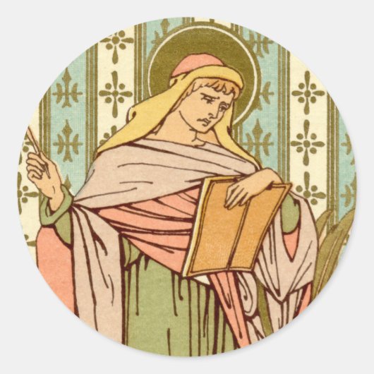 St. Mark the Evangelist (RLS 09) Runder Aufkleber (Vorderseite)