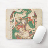St Mark, von einem Evangelium von Corbie Abtei Mousepad (Mit Mouse)