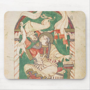 St Mark, von einem Evangelium von Corbie Abtei Mousepad
