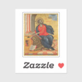 St. Mark - von Tzanes Emmanuel (1657) Aufkleber (Blatt)