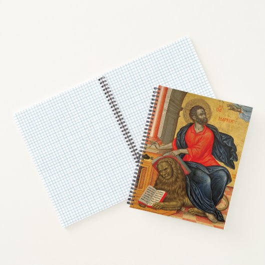 St. Mark - von Tzanes Emmanuel (1657) Notizblock (Innenseite)