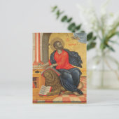 St. Mark - von Tzanes Emmanuel (1657) Postkarte (Stehend Vorderseite)