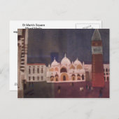 St. markiert quadratische Postkarte (Vorne/Hinten)