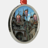 St. Marks and Lamp, Venedig, Italien Ornament Aus Metall (Rechts)
