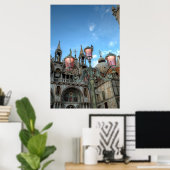 St. Marks and Lamp, Venedig, Italien Poster (Heimbüro)