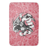 St. Mark's Emblem Winged Lion Badematte (Vorderseite Vertikal)