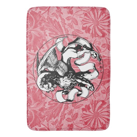 St. Mark's Emblem Winged Lion Badematte (Vorderseite Vertikal)