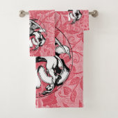 St. Mark's Emblem Winged Lion Badhandtuch Set (Insitu)