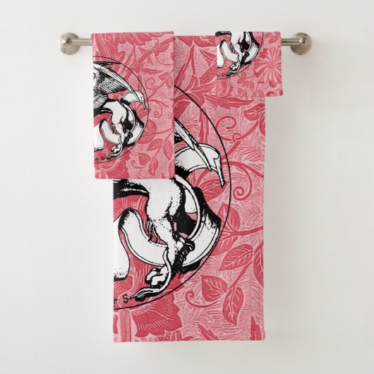 St. Mark's Emblem Winged Lion Badhandtuch Set (Insitu)