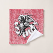 St. Mark's Emblem Winged Lion Badhandtuch Set (Waschlappen)