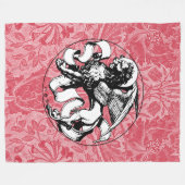 St. Mark's Emblem Winged Lion Fleecedecke (Vorderseite (Horizontal))