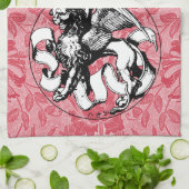 St. Mark's Emblem Winged Lion Geschirrtuch (Gefaltet)