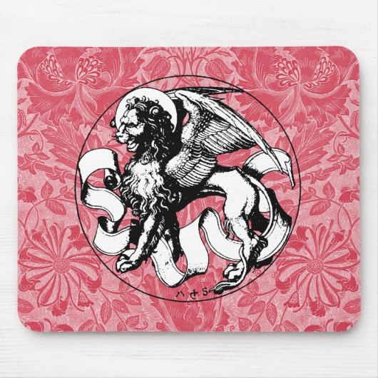 St. Mark's Emblem Winged Lion Mousepad (Vorne)