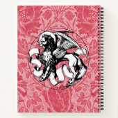 St. Mark's Emblem Winged Lion Notizblock (Rückseite)