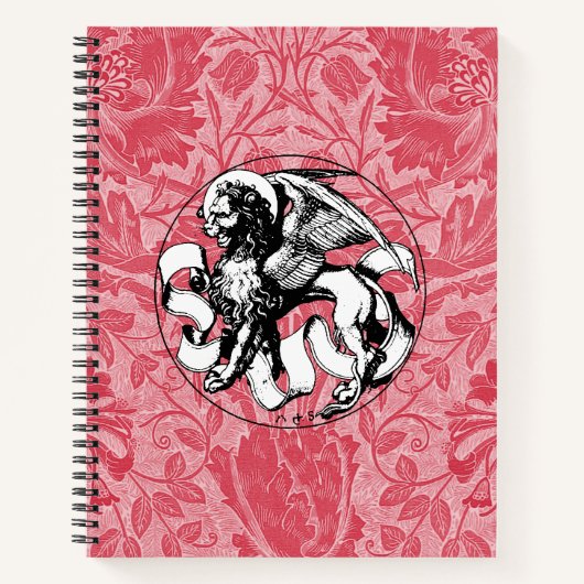 St. Mark's Emblem Winged Lion Notizblock (Vorderseite)