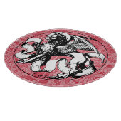 St. Mark's Emblem Winged Lion Schneidebrett (Ecke)