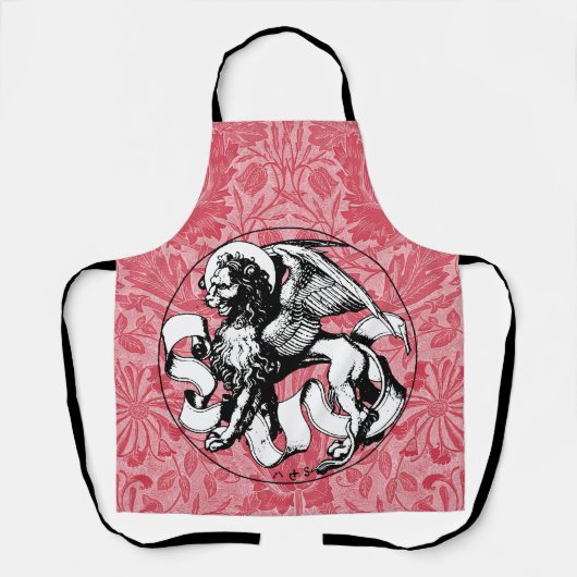 St. Mark's Emblem Winged Lion Schürze (Vorderseite)