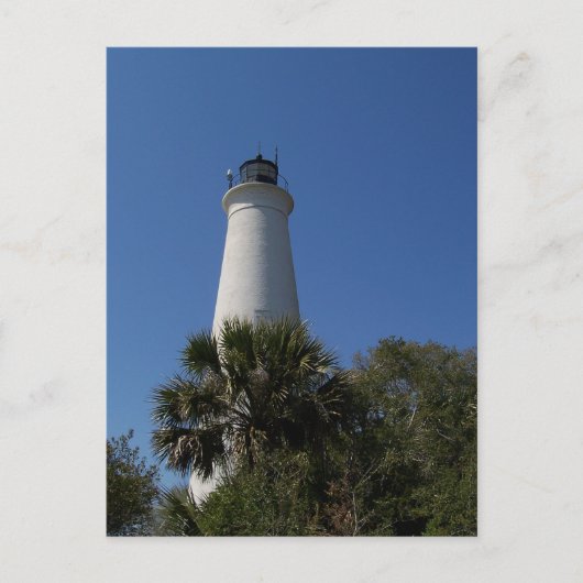 St. Marks Lighthouse Postkarte (Vorderseite)