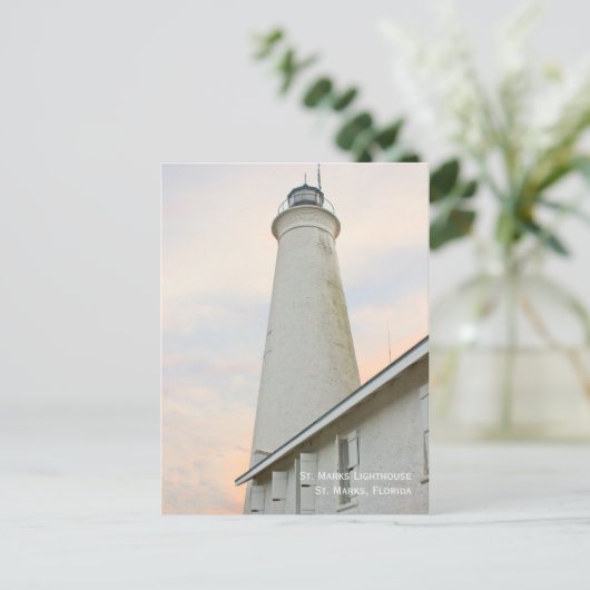 St. Marks Lighthouse Postkarte (Stehend Vorderseite)