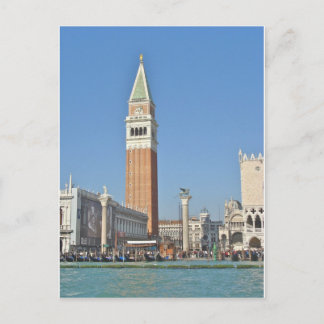 St. Marks Plaza and Bell Tower - Venedig Italien Postkarte