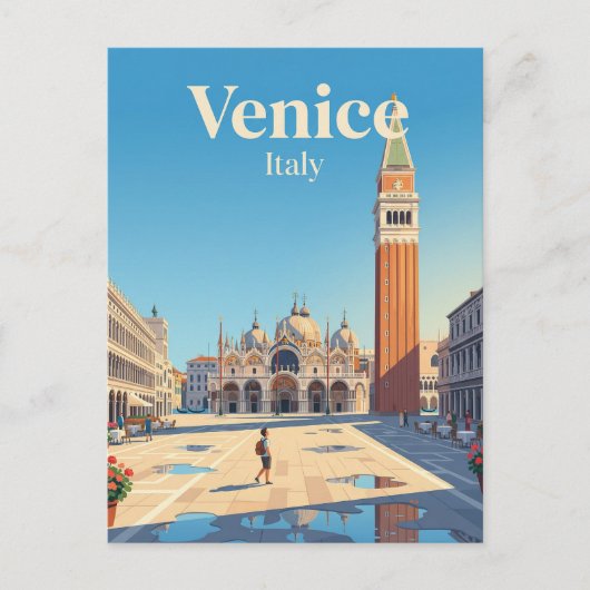 St. Mark's Square Italy Postkarte (Vorderseite)